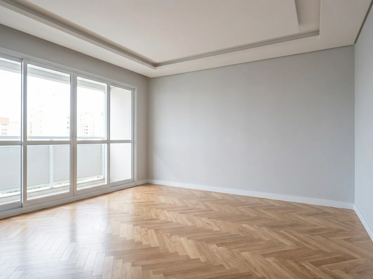 Comparação de Decoração Virtual gerada pela Concretu · Antes